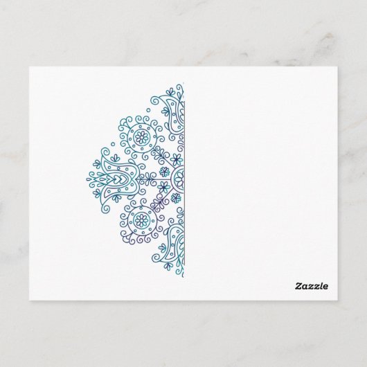 Carte Postale Mandala Boho (Dos)