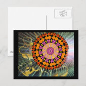 Carte Postale Mandala brillant (Devant / Derrière)