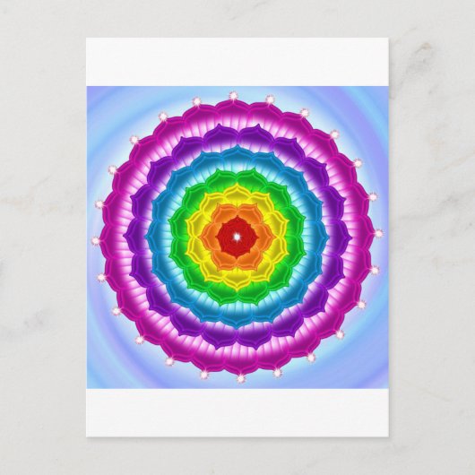 Carte Postale Mandala Chakra (Devant)