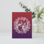 Carte Postale Mandala Circle Dragon (Debout devant)