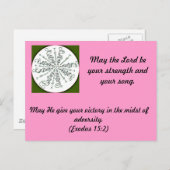 Carte Postale Mandala de 15:2 d'exode (Devant / Derrière)