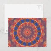 Carte Postale Mandala de Diversités Infinies (Devant / Derrière)