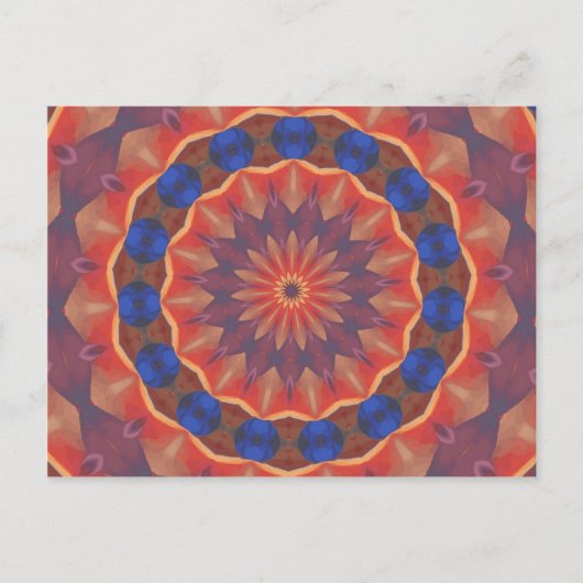 Carte Postale Mandala de Diversités Infinies (Devant)