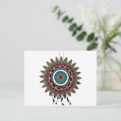 Carte Postale Mandala de Dreamcatcher (Debout devant)