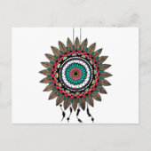 Carte Postale Mandala de Dreamcatcher (Devant)