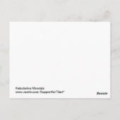 Carte Postale Mandala de Kalachakra (Dos)