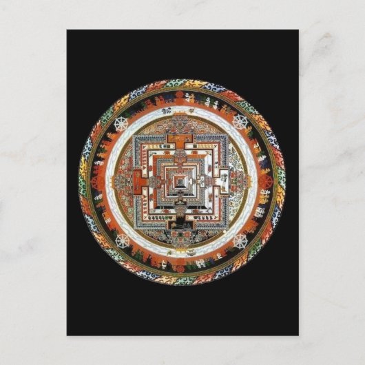 Carte Postale Mandala de Kalachakra (Devant)