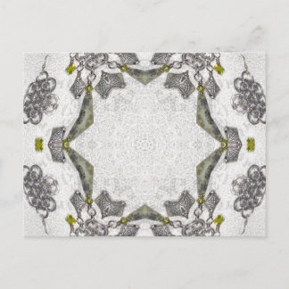 Carte Postale Mandala de kaléidoscope de Chainlink de Celtic