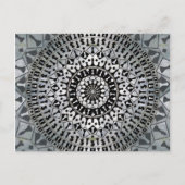 Carte Postale Mandala de pièces d'échecs (Devant)