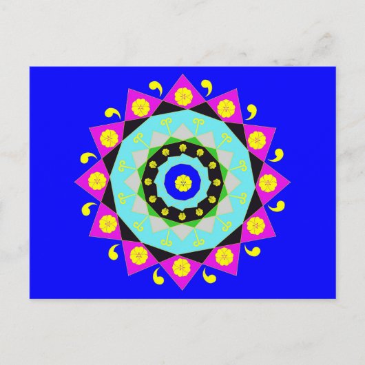 Carte Postale Mandala : Décoratif (Devant)