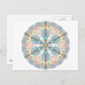 Carte Postale Mandala d'énergie magnétique (Devant / Derrière)