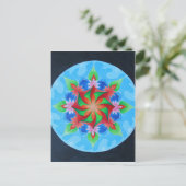 Carte Postale Mandala du printemps (Debout devant)