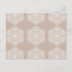 Carte Postale Mandala en laine