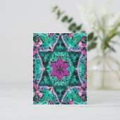 Carte Postale Mandala Flower par Amelia Carrie (Debout devant)