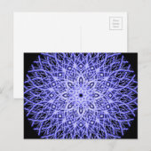 Carte Postale Mandala glaciale (Devant / Derrière)