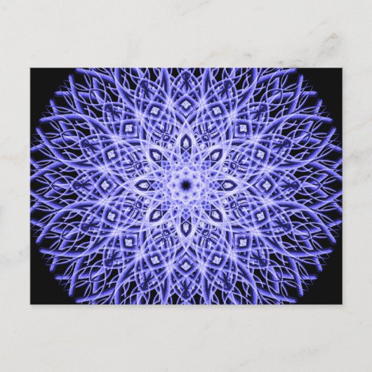 Carte Postale Mandala glaciale (Devant)