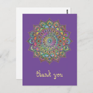 Carte Postale Mandala Inde Style 1