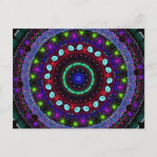 Carte postale Mandala Magic Orbs (Devant)