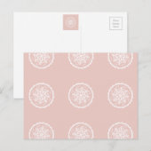 Carte Postale Mandala Mallow (Devant / Derrière)