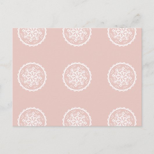 Carte Postale Mandala Mallow (Devant)