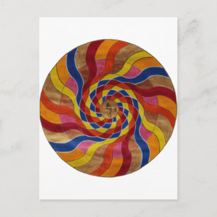 Carte Postale Mandala Mantra "Om mani peme hung"