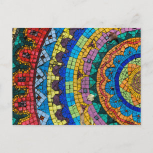 Carte Postale Mandala Mosaic Monte Verità Suisse