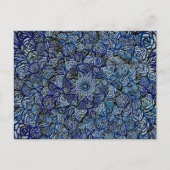 Carte Postale Mandala Nature Florale (Devant)