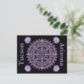 Carte postale Mandala Nightbloom (Debout devant)