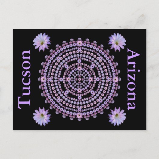 Carte postale Mandala Nightbloom (Devant)