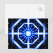 Carte Postale Mandala octagon galactique (Devant / Derrière)