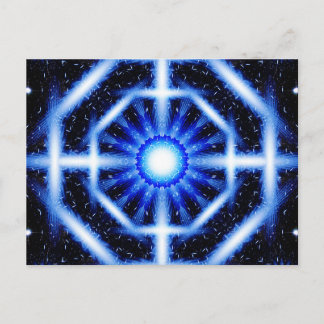 Carte Postale Mandala octagon galactique