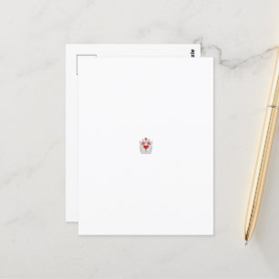 Carte Postale Mandala papillon floral Design d'art Boho pourpr