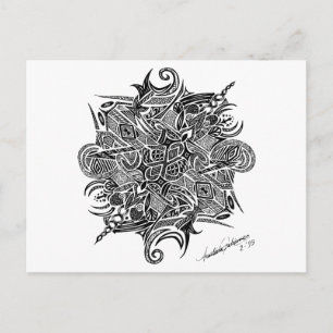 Carte Postale Mandala   Personnalisable