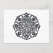 Carte Postale Mandala Round Orament (Devant)