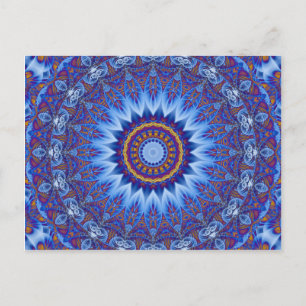 Carte Postale Mandala Sahasrara dessinée par Tutti
