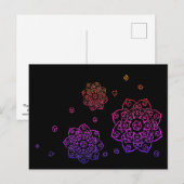 Carte postale Mandala Tumer Dice (Devant / Derrière)