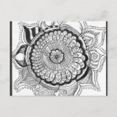 Carte postale Mandala Variée (Devant)
