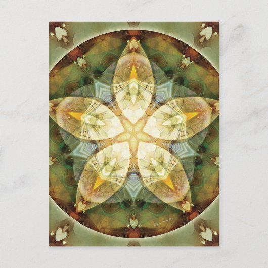 Carte Postale Mandalas de pardon et de libération 1 (Devant)