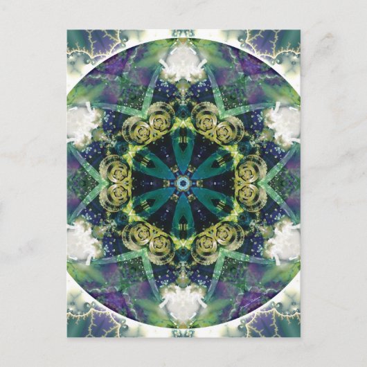 Carte Postale Mandalas de pardon et de libération 20 (Devant)