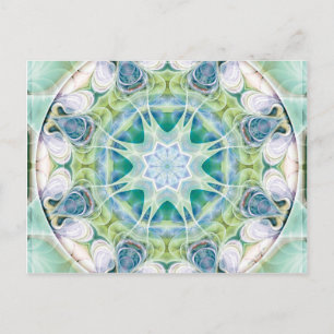 Carte Postale Mandalas du coeur de la liberté 12