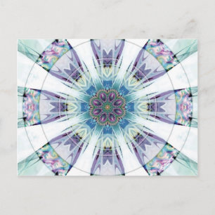 Carte Postale Mandalas du coeur de la liberté 19