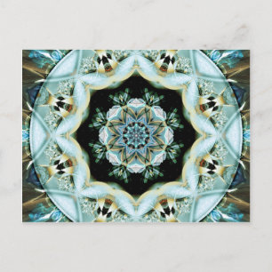 Carte Postale Mandalas du cœur de la liberté 21
