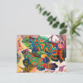 Carte Postale Mandarin Fish Art (Debout devant)
