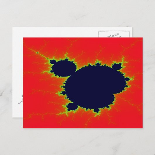 Carte Postale mandelbrot (Devant / Derrière)