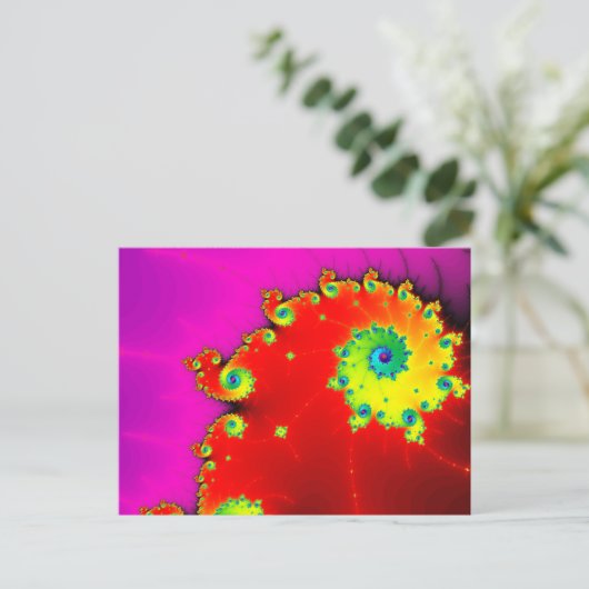 Carte postale Mandelbrot Art (Debout devant)