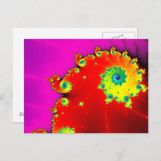 Carte postale Mandelbrot Art (Devant / Derrière)