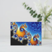 Carte Postale Mandelbrot Set Fractal Shape (Debout devant)