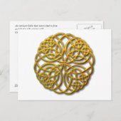 Carte Postale Mandella or (Devant / Derrière)