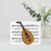 Carte Postale Mandolin musical 15 B (Debout devant)