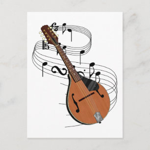 Carte Postale Mandoline